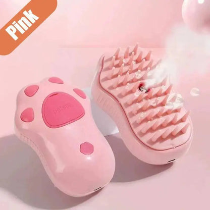 Cat Dog Steamy Brush Steam Brush Electric Sprayer for Massage Pet Grooming Tool Shedding 3 in 1 Electric Sprays Massage Combs