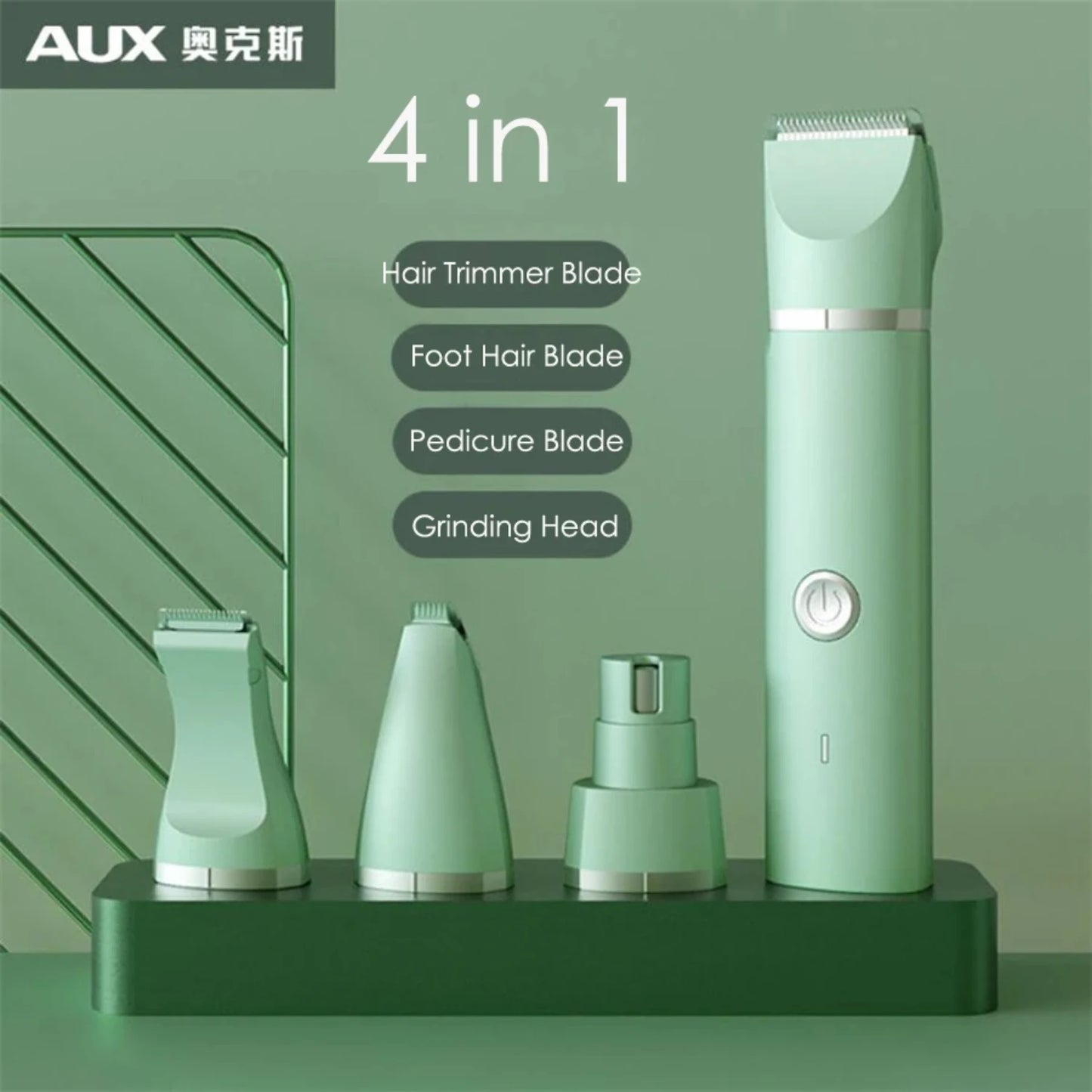 Dog Cat Hair Trimmer Paw Nail Grinder Pets Clippers Foot Nail Cutter Low Noise Dog Pet Grooming Machine USB Pet Supplies