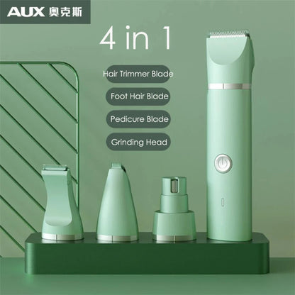 Dog Cat Hair Trimmer Paw Nail Grinder Pets Clippers Foot Nail Cutter Low Noise Dog Pet Grooming Machine USB Pet Supplies