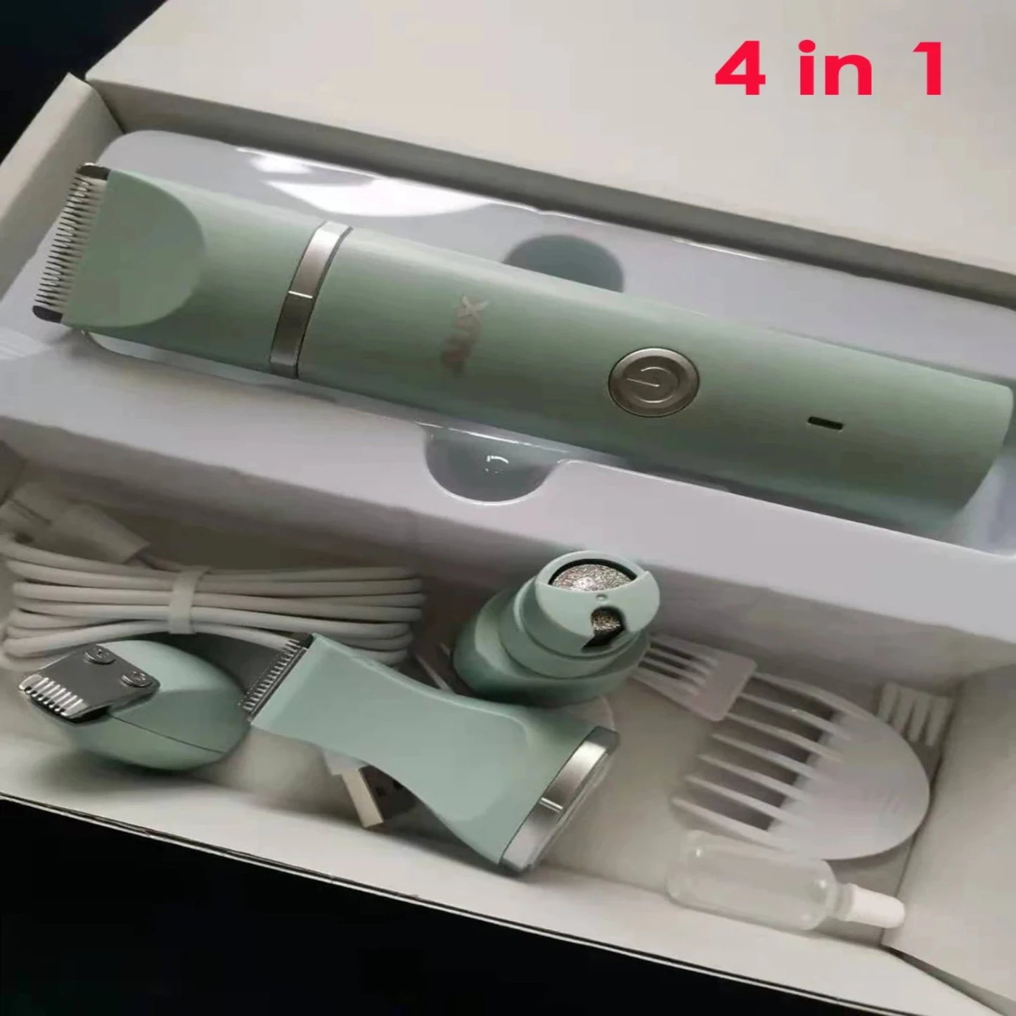 Dog Cat Hair Trimmer Paw Nail Grinder Pets Clippers Foot Nail Cutter Low Noise Dog Pet Grooming Machine USB Pet Supplies