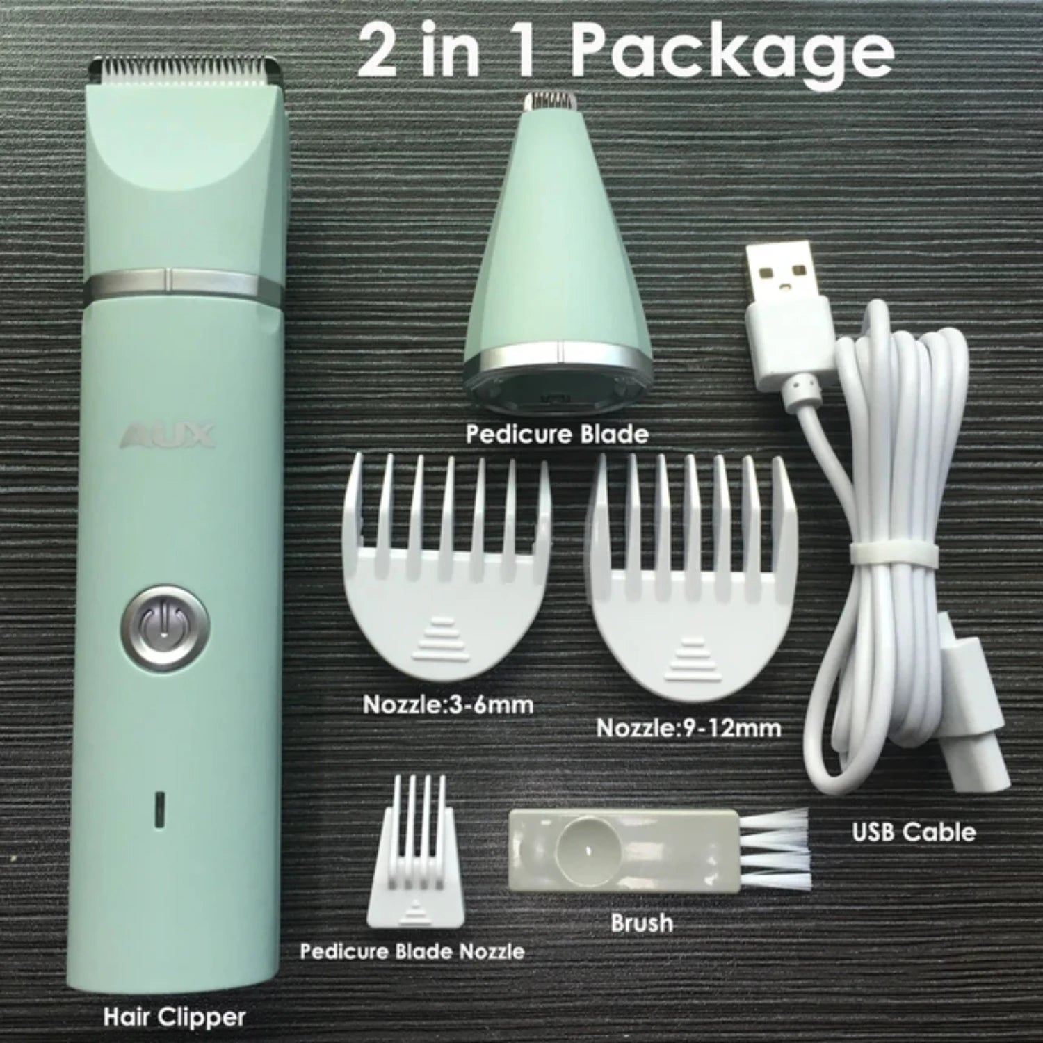 Dog Cat Hair Trimmer Paw Nail Grinder Pets Clippers Foot Nail Cutter Low Noise Dog Pet Grooming Machine USB Pet Supplies